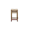 Alaterre Furniture Newport 26"H Wood Counter Height Stool with Rush Seat ANNP2171 - alternate 3
